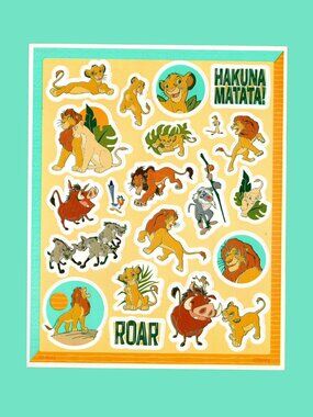 Disney's Lion King Sticker Sheet by Unique
